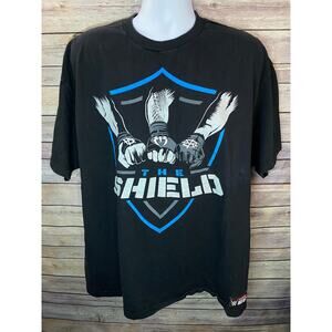 The Shield Fists T-Shirt Women's 2XL WWE Dean Ambrose Seth Rollins Roman Reigns